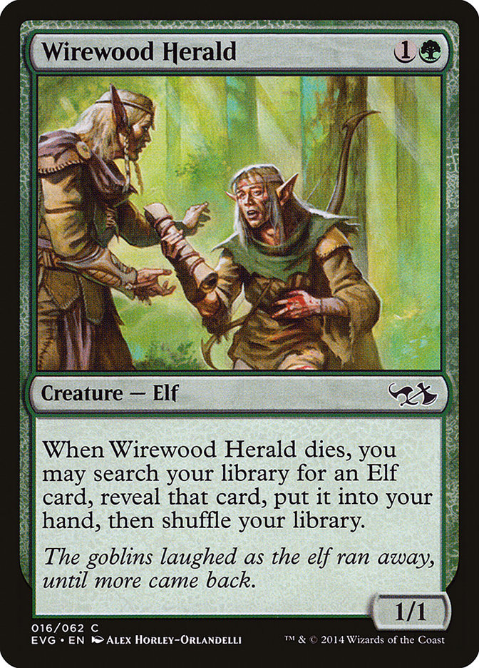 Wirewood Herald (Elves vs. Goblins) [Duel Decks Anthology] | Gam3 Escape