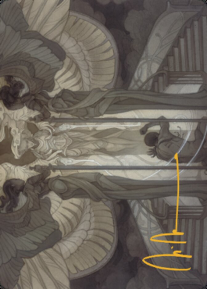 Prayer of Binding Art Card (Gold-Stamped Signature) [Dominaria United Art Series] | Gam3 Escape