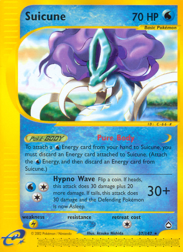 Suicune (37/147) [Aquapolis] | Gam3 Escape