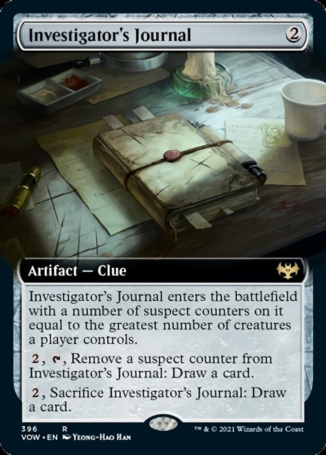 Investigator's Journal (Extended) [Innistrad: Crimson Vow] | Gam3 Escape