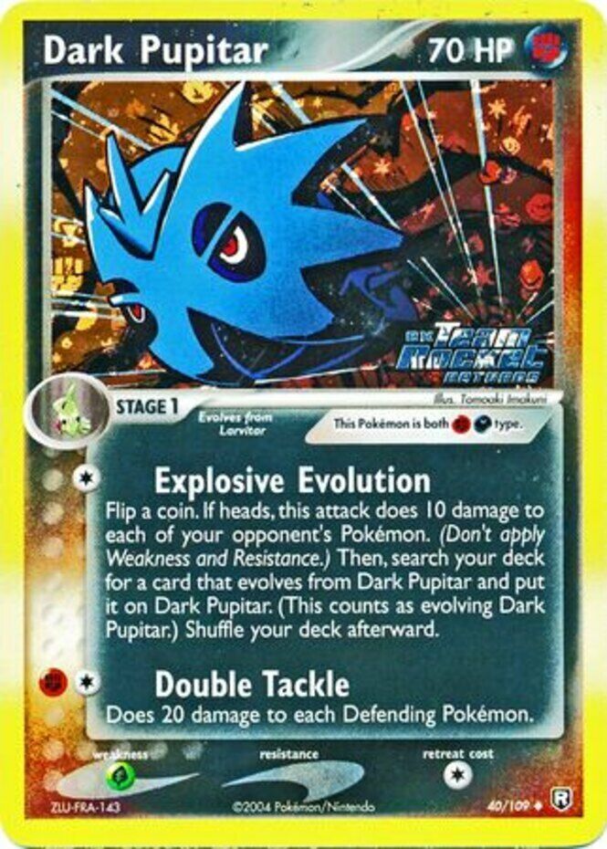 Dark Pupitar (40/109) (Stamped) [EX: Team Rocket Returns] | Gam3 Escape