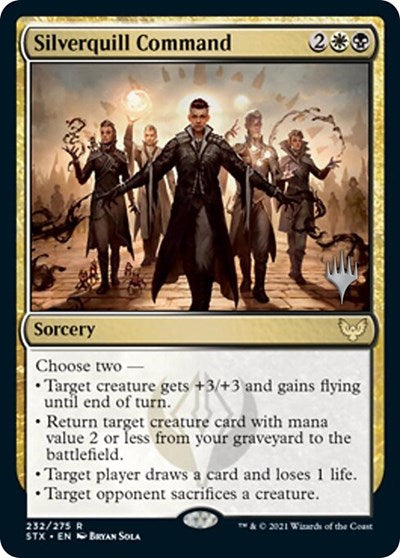 Silverquill Command (Promo Pack) [Strixhaven: School of Mages Promos] | Gam3 Escape