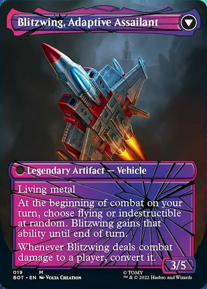 Blitzwing, Cruel Tormentor // Blitzwing, Adaptive Assailant (Shattered Glass) [Universes Beyond: Transformers] | Gam3 Escape