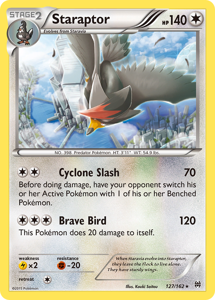 Staraptor (127/162) [XY: BREAKthrough] | Gam3 Escape