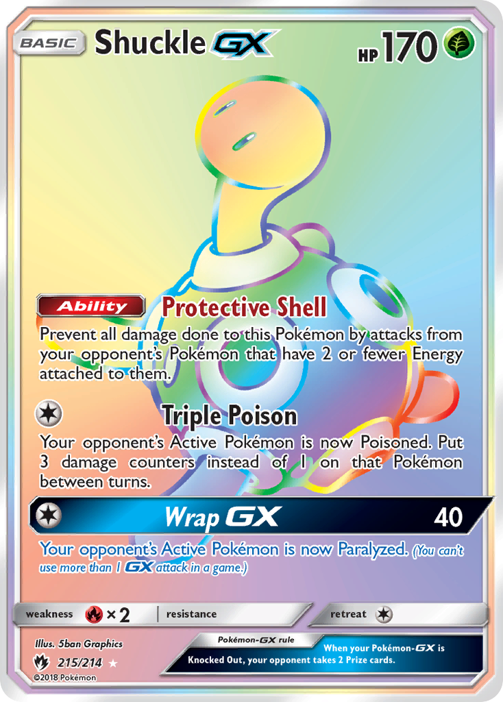 Shuckle GX (215/214) [Sun & Moon: Lost Thunder] | Gam3 Escape