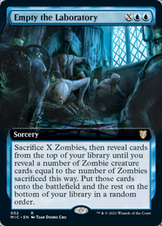 Empty the Laboratory (Extended) [Innistrad: Midnight Hunt Commander] | Gam3 Escape