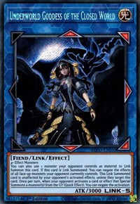 Underworld Goddess of the Closed World [BLVO-EN050] Secret Rare | Gam3 Escape