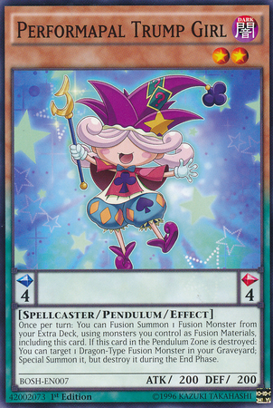 Performapal Trump Girl [BOSH-EN007] Common | Gam3 Escape