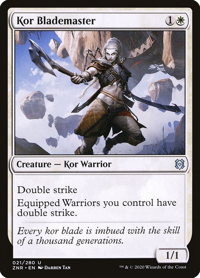 Kor Blademaster [Zendikar Rising] | Gam3 Escape