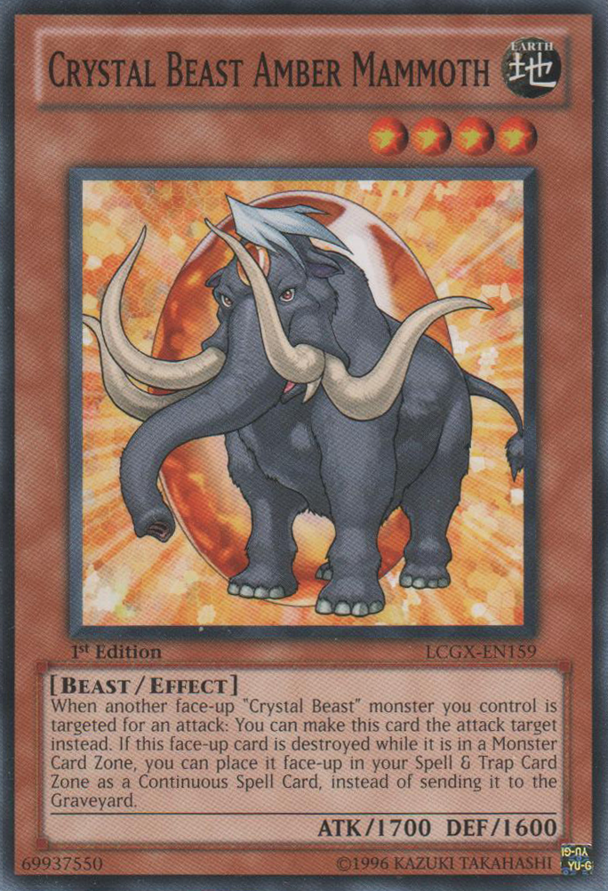 Crystal Beast Amber Mammoth [LCGX-EN159] Common | Gam3 Escape