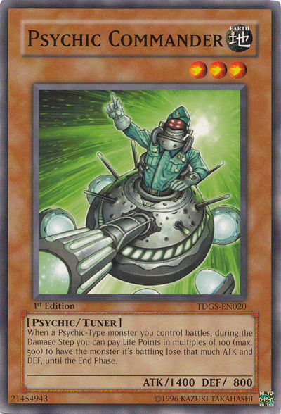 Psychic Commander [TDGS-EN020] Common | Gam3 Escape