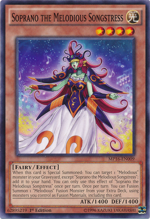 Soprano the Melodious Songstress [MP16-EN009] Common | Gam3 Escape