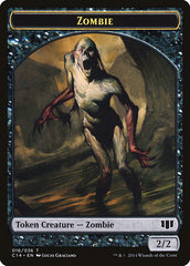 Horror // Zombie (016/036) Double-sided Token [Commander 2014 Tokens] | Gam3 Escape