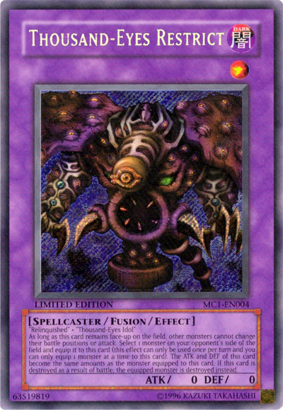 Thousand-Eyes Restrict [MC1-EN004] Secret Rare | Gam3 Escape