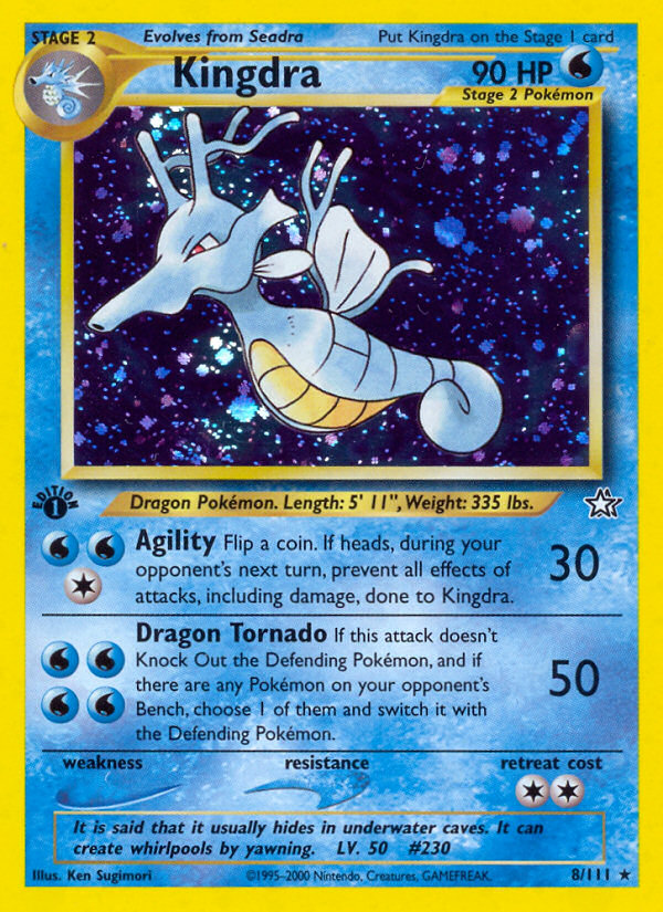 Kingdra (8/111) [Neo Genesis 1st Edition] | Gam3 Escape