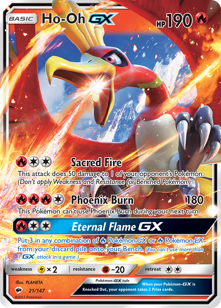 Ho-Oh GX (21/147) [Sun & Moon: Burning Shadows] | Gam3 Escape