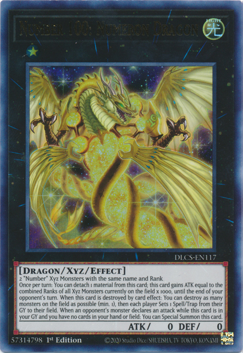 Number 100: Numeron Dragon [DLCS-EN117] Ultra Rare | Gam3 Escape