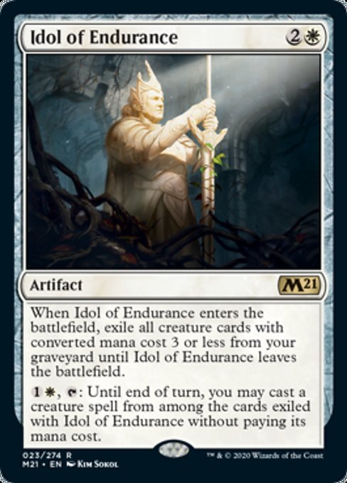 Idol of Endurance [Core Set 2021] | Gam3 Escape
