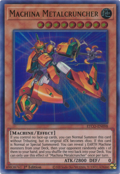 Machina Metalcruncher [ETCO-EN098] Ultra Rare | Gam3 Escape