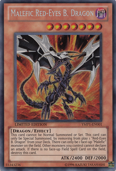 Malefic Red-Eyes B. Dragon [YMP1-EN001] Secret Rare | Gam3 Escape