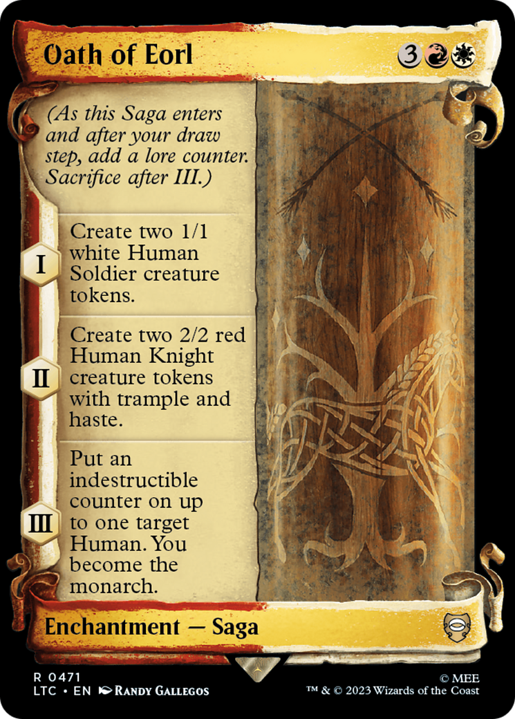Oath of Eorl [The Lord of the Rings: Tales of Middle-Earth Commander Showcase Scrolls] | Gam3 Escape