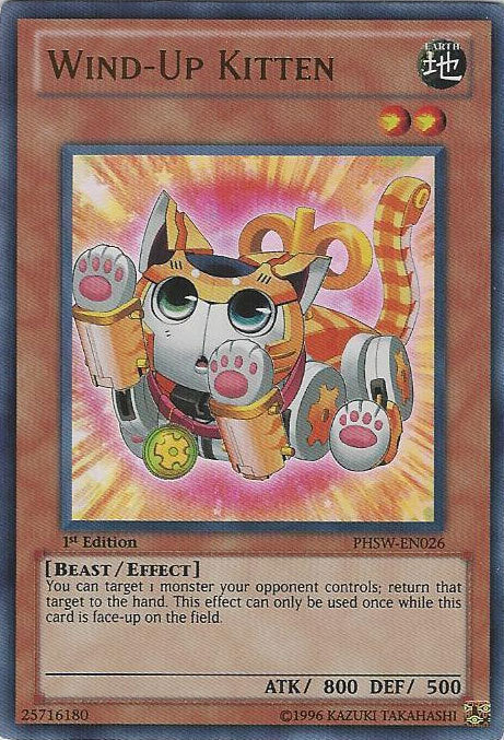 Wind-Up Kitten [PHSW-EN026] Ultra Rare | Gam3 Escape