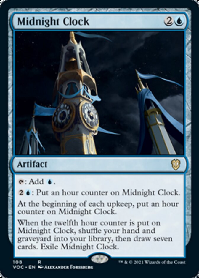 Midnight Clock [Innistrad: Crimson Vow Commander] | Gam3 Escape