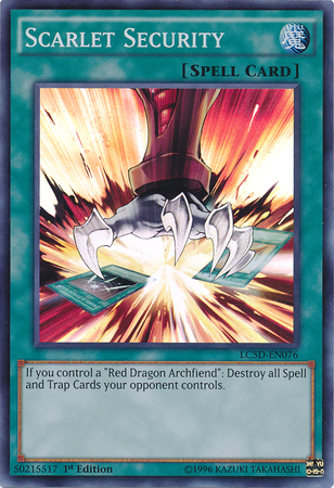 Scarlet Security [LC5D-EN076] Super Rare | Gam3 Escape