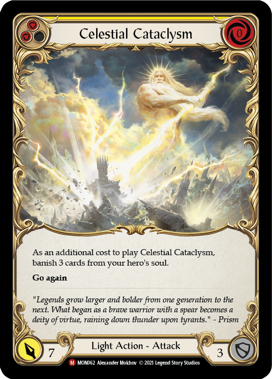 Celestial Cataclysm [MON062] 1st Edition Normal | Gam3 Escape