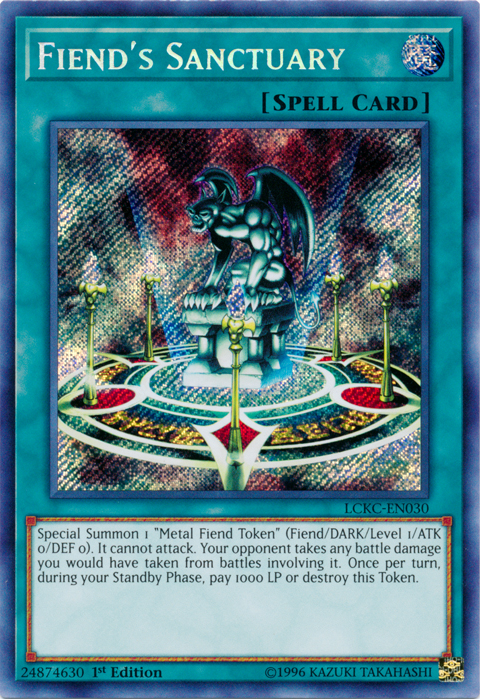 Fiend's Sanctuary [LCKC-EN030] Secret Rare | Gam3 Escape