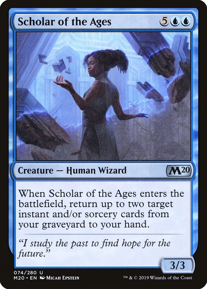 Scholar of the Ages [Core Set 2020] | Gam3 Escape