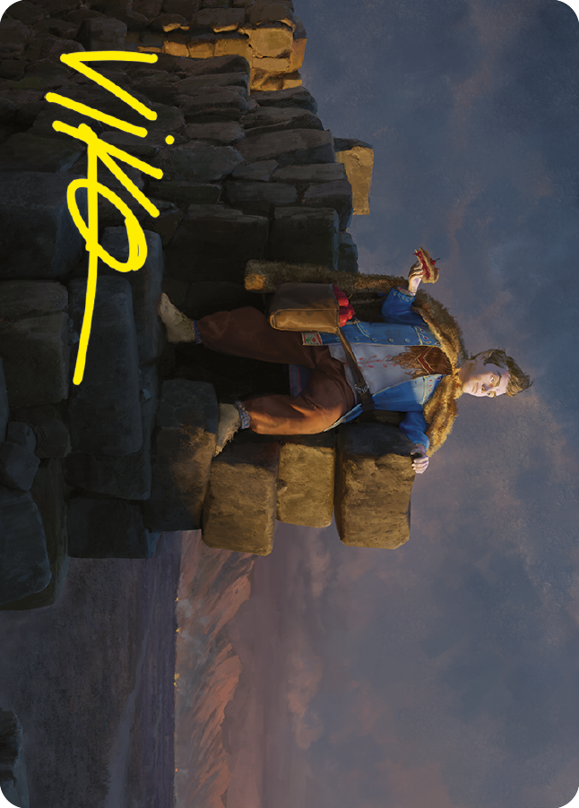 Pippin, Warden of Isengard Art Card (Gold-Stamped Signature) [The Lord of the Rings: Tales of Middle-earth Art Series] | Gam3 Escape