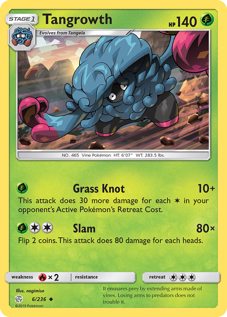 Tangrowth (6/236) [Sun & Moon: Cosmic Eclipse] | Gam3 Escape