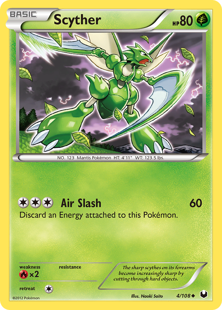 Scyther (4/108) [Black & White: Dark Explorers] | Gam3 Escape