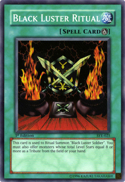 Black Luster Ritual [SYE-025] Super Rare | Gam3 Escape