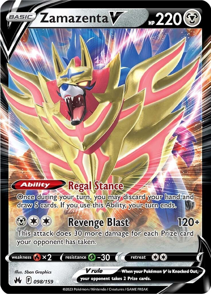 Zamazenta V (098/159) [Sword & Shield: Crown Zenith] | Gam3 Escape