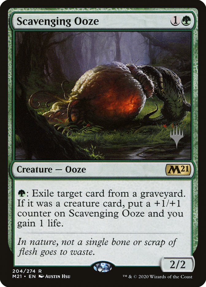 Scavenging Ooze (Promo Pack) [Core Set 2021 Promos] | Gam3 Escape