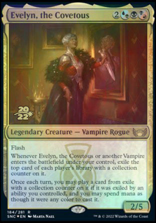 Evelyn, the Covetous [Streets of New Capenna Prerelease Promos] | Gam3 Escape