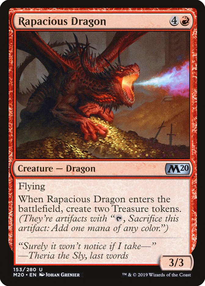 Rapacious Dragon [Core Set 2020] | Gam3 Escape