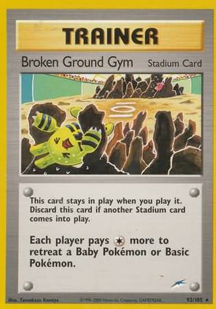 Broken Ground Gym (92/105) [Neo Destiny Unlimited] | Gam3 Escape