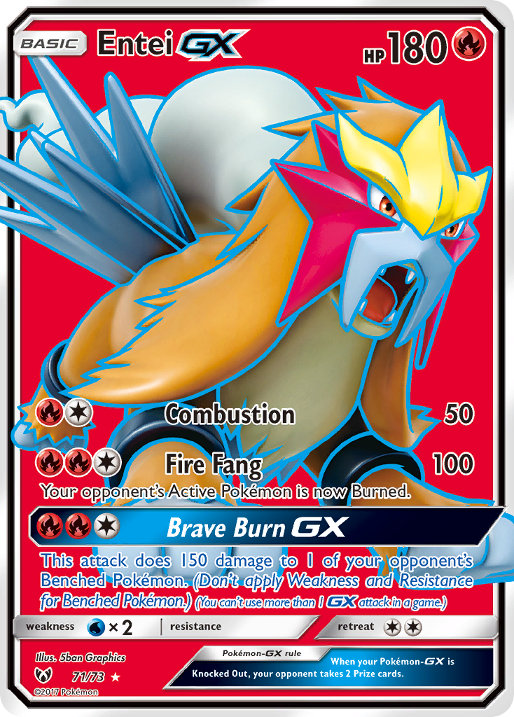 Entei GX (71/73) [Sun & Moon: Shining Legends] | Gam3 Escape