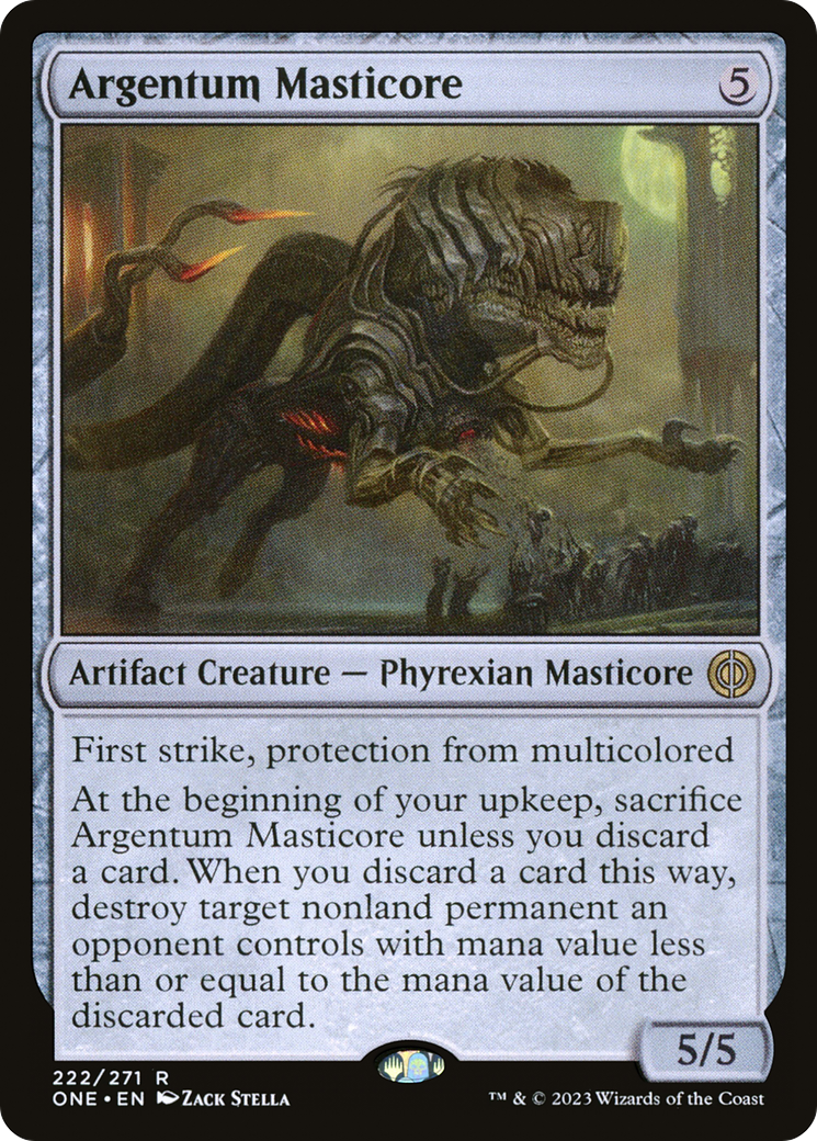 Argentum Masticore [Phyrexia: All Will Be One] | Gam3 Escape