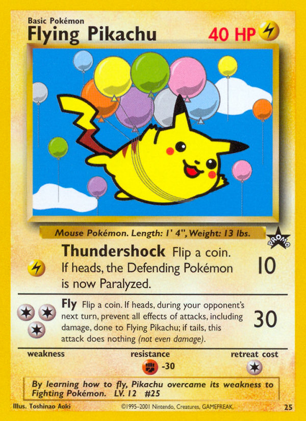 Flying Pikachu (25) [Wizards of the Coast: Black Star Promos] | Gam3 Escape