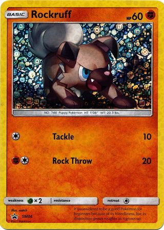 Rockruff (SM06) (General Mills Promo) [Sun & Moon: Black Star Promos] | Gam3 Escape