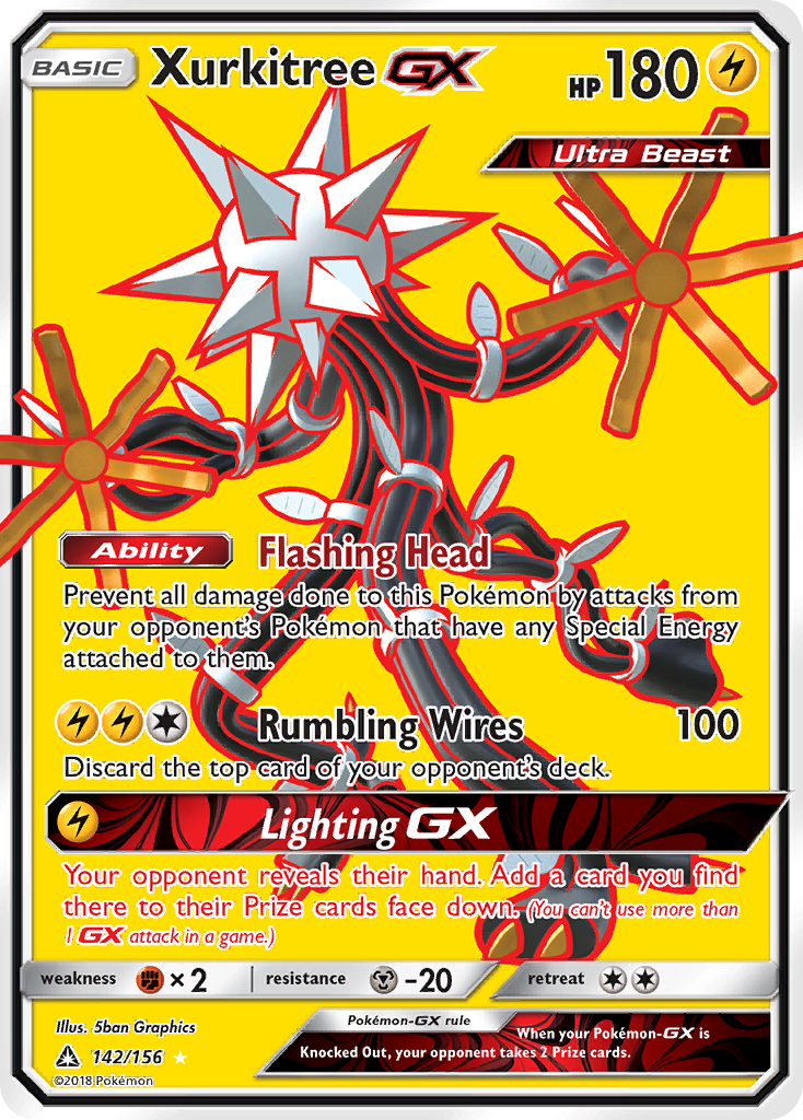 Xurkitree GX (142/156) [Sun & Moon: Ultra Prism] | Gam3 Escape