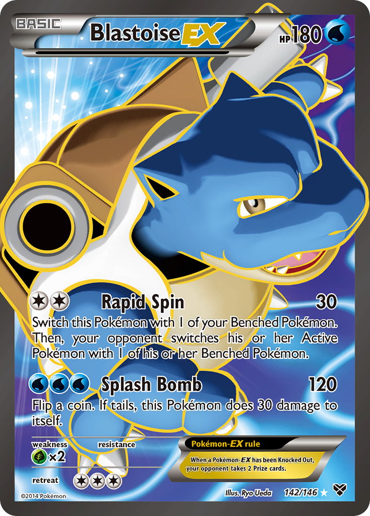 Blastoise EX (142/146) [XY: Base Set] | Gam3 Escape