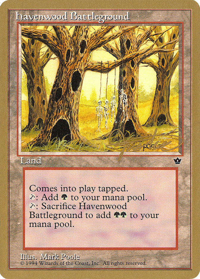 Havenwood Battleground (Mark Justice) [Pro Tour Collector Set] | Gam3 Escape