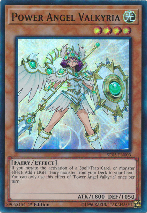 Power Angel Valkyria [SR05-EN003] Super Rare | Gam3 Escape