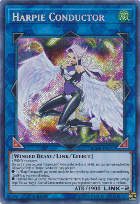 Harpie Conductor [BLHR-EN047] Secret Rare | Gam3 Escape