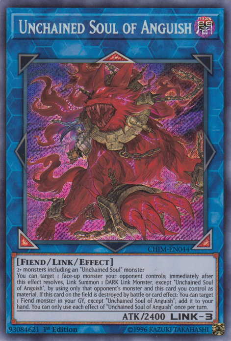 Unchained Soul of Anguish [CHIM-EN044] Secret Rare | Gam3 Escape